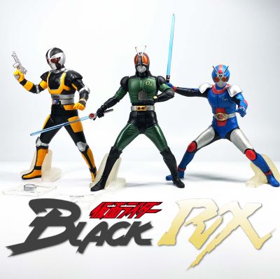 Bandai HDM Kamen Rider Black RX RX + RoboRider + BioRider คาเมนไรเดอร์ มาสค์ไรเดอร์ Masked Rider