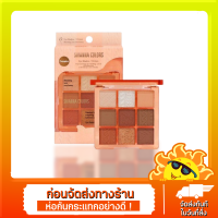 อายแชร์โดว์ 9 ช่อง มีทั้งเนื้อแมท &amp; ชิมเมอร์ Sivanna Eye Shadow - 9 Colors Eyeshadow (HF194)