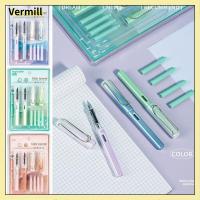 VERMILL เครื่องเขียนสร้างสรรค์ เครื่องมือสำหรับการเขียน ของขวัญสำหรับเด็ก สำหรับนักเรียน สีไล่ระดับสี หมึกเปลี่ยนได้ ปากกาหมึกซึม ปากกาสำหรับเด็ก ปากกาเจล 0.38มม.