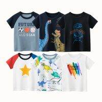 {Echoes Department Store}Camisetas De Manga Corta Para Niños 2022 Algodón Con Dibujos Curios Estrellas Fútbol 100