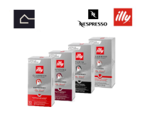 กาแฟแคปซูล มาใหม่! Illy Nespresso Capsules 1กล่อง บรรจุ 10แคปซูล ของแท้นำเข้า Europe BBE: 01/24