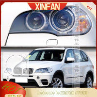 XINFAN ฝาครอบไฟหน้า/ฝาครอบไฟหน้าสำหรับ BMW X5 E70 2008 2009 2010 2011 2013