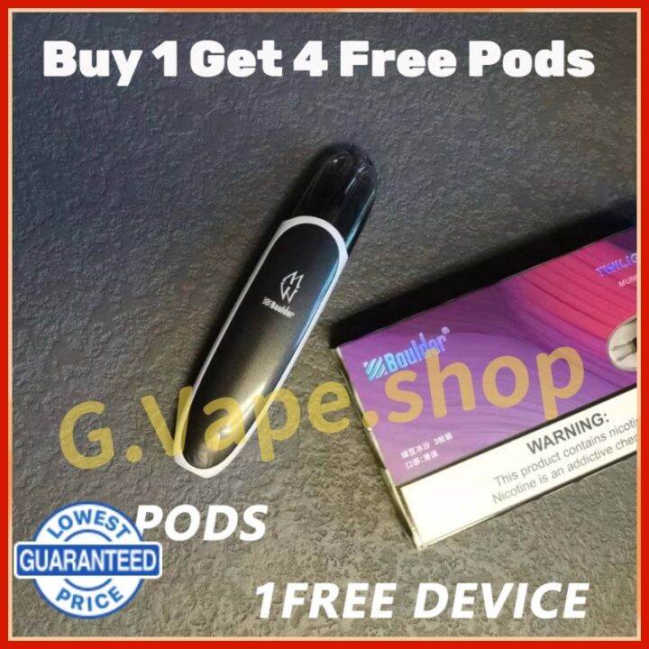 NEW Vape smoke full set Boulder vape set pods refillable vape pod juice