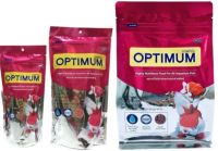 (จัดส่งเร็ว)อาหารปลาทองและปลาหางนกยูง optimum ขนาด 100 กรัม,200 กรัม, 500 กรัม (เม็ดจิ๋ว)