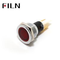 12V 24V 110V 220v 19mm red blue green white led Metal Indicator pilot Signal light lamp