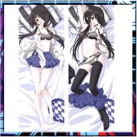 Date A Live Kurumi Tokisaki ชุดชั้นในสีดำ Ver 150 * 50 ซม Dakimakura ปลอกหมอนร่างกาย