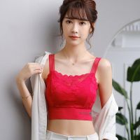 2023 Lace Seamless Large Size Womens Bra Comfortable Breathable Sports Beauty Back Vest Sleep Gathered Wrapped Chest Tube Top