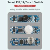 1pc 12v 24v Turn On/off Dimmable Touchless Ir Hand Sweep Wave Wardobe Cabinet PIR Induction Sensor Switch Sensor Module