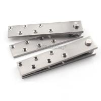 Stainless Steel Heavy Door Hinges 360° Rotation Invisible Hidden Swing Door Pivot Hinges Install Up and Down Loading 150KG/Set