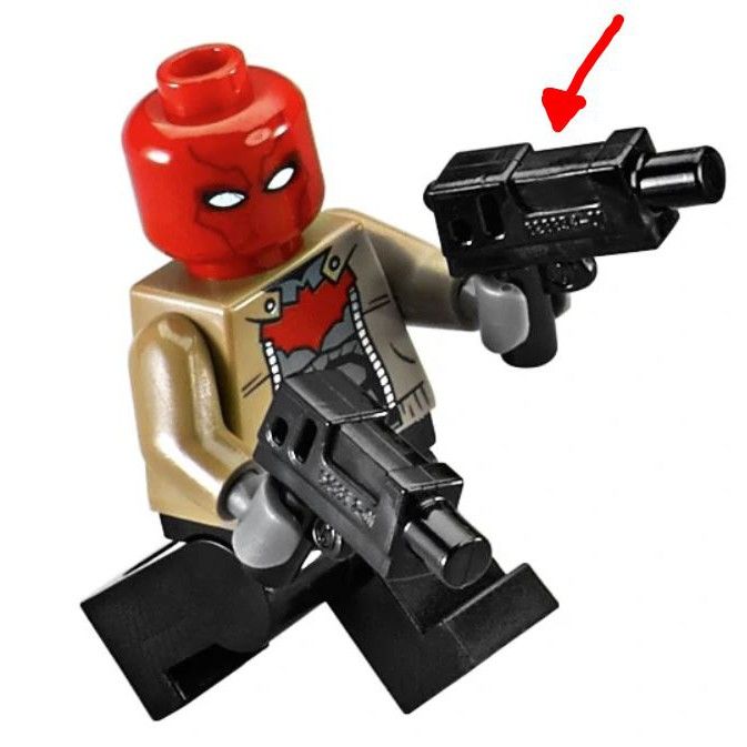 Gun, Pistol Automatic Medium Barrel (62885) LEGO Minifigure Weapon ...