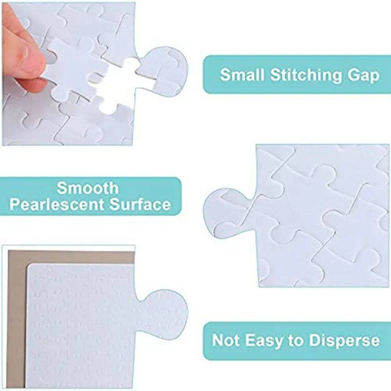 Sublimation Blanks Puzzles DIY Blank Puzzle for Sublimation Transfer  Thermal Transfer Heat Press Printing Crafts