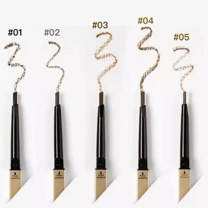 ส่งเร็วพิเศษ-mking-pretty-double-fine-eyebrow-pencil-ดินสอเขียนคิ้วกันน้ำ-2-in-1-หัวเรียวเล็ก-มีแปรงปัดคิ้วในตัว