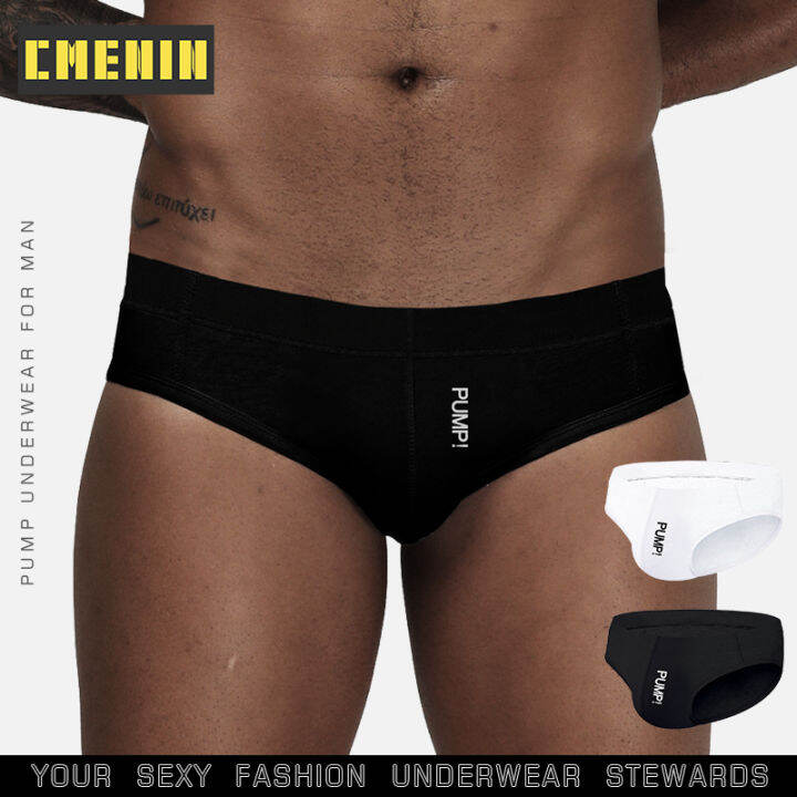 cmenin-pump-1pcs-กางเกงชั้นในผ้าฝ้ายระบายอากาศสำหรับผู้ชาย-jockstrap-กางเกงชั้นในคุณภาพสูงกางเกงชั้นในบุรุษกระเป๋า-soft-pu5503