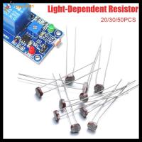 ตัวต้านทาน Arduino CDS CIYA74581 20/30/50ชิ้น GL5516เซ็นเซอร์วัดความต้านทานไฟขึ้นกับแสง
