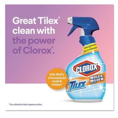 Clorox สเปรย์ทำความสะอาด กำจัดคราบเชื้อราในห้องน้ำ ขจัดเชื้อโรค ไวรัส และแบคทีเรียขนาด 946ml.