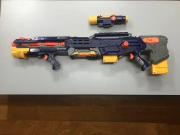  Nerf Longshot CS-6 Blue - Rare Discontinued Model : Toys & Games