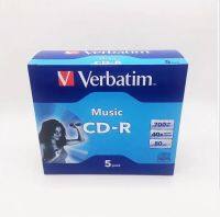 แผ่น CD-R เพลงแบบ Verbatim 80นาที700MB 52X 5ชิ้น/กล่อง