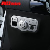 Car Central Control Headlight Switch Trim Cover Sticker For Mercedes Benz A B CLA GLB GLA Class W177 W247 C118 X247 H247 2020+