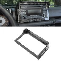 Car Navigation Decorative Panel Cover For Suzuki Jimny 2019 2020 2021 2022 2023 JB64 JB74 Interior Accessories ABS Carbon Fiber