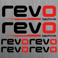 สำหรับ Revo Technik สติกเกอร์รูปลอกชุดรถ6ชิ้นรถจัดแต่งทรงผม