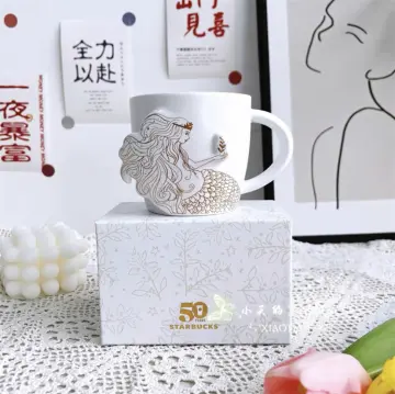 Starbucks Set Mermaid Coffee Tea Mugs Porcelain for Xmas Gift Set New 