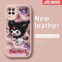 JIUMOO A22ปลอกสำหรับ Samsung เคสมือถือกันกระแทก4G M22 A22 5G เคส A13 A23 A21s ลายการ์ตูนน่ารักเคสใส่โทรศัพท์หนังซิลิโคนนิ่มป้องกันการตกหล่นพร้อมเคสป้องกันกล้องคลุมทั้งหมดเลนส์