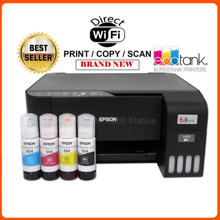 Epson EcoTank L3255 Multi-function Printer Wi-Fi/ Wi-Fi Direct CiSS ...
