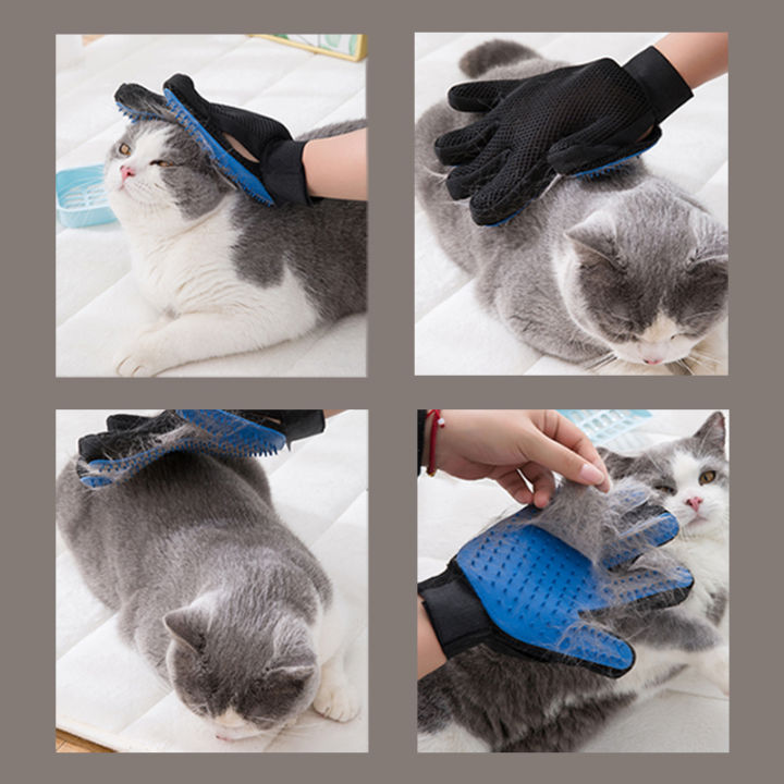 ถุงมือ-หวีขนแมว-ถุงมือแปรงขนแมว-ถุงมือผ้า-แปรงขนแมว-ถุงมือแมว-ถุงมือรูดขน-ถุงมือแปรงขน