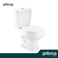 ส่งฟรี!! Prema สุขภัณฑ์แบบสองชิ้น รุ่น P12005 Pure (Soft Close Seat)