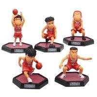 【CW】Anime SLAM DUNK Figures 5pcs/set SHOHOKU Basketball Team Sakuragi Hanamichi Kaede Rukawa Miyagi Ryota PVC Q.Ver Figure Toy Gift