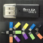 Sixth street Eqrbtl Hot Đầu Đọc Thẻ Nhớ USB SD MMC Mini, 480Mbps Cho Máy Tính Xách Tay thumbnail