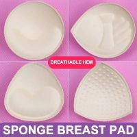 【CW】 Thickened Triangle Underwear Lock Edge Sponge Chest Pad Inserts On The Thin Bottom Thick Round Sponge Swimsuit Sponge Cup