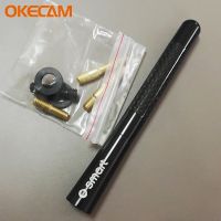 【CC】 12cm Carbon Radio Car Antenna Accessories Fortwo Forfour 451 453 450 452 454 Styling