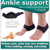 แผ่นใส่รองเท้า แผ้นรองรองเท้า ที่รัดข้อเท้า ซัพพอตส้นเท้า ไซด์ L/S Ankle support Heel Gel ผ้ารองส้นเท้าเสริมเจลลดการกระแทก แผ่นรองส้นเท้า