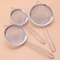 3pcs/set Stainless steel  Wire Fine Mesh Oil Strainer Flour Colander Sieve Sifter Pastry Baking Tools kitchen accessories Colanders Food Strainers