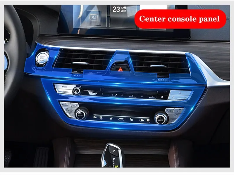 For BMW G30 G31 Series5 2018-2021Car Interior Center console Transparent  TPU Protective film Anti-scratch Repair film Accessorie