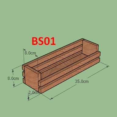 bs01-1-วางขวดน้ำตั้งขาย-ที่วางกระบองเพชร-แคคตัส-กระบะวางต้นไม้-วางกระถางลังไม้-ขนาดกxยxส-11x35x8cm-ส่งจากกรุงเทพ