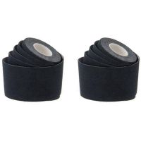 2X Sport Kinesiology Athletic Tape-Sports Injury Tape for Knee,Joint,Muscle Support-Adhesive Kinetic Tape Tape Black