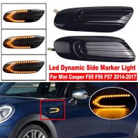 2PCS Led Dynamic Side Marker Turn Signal Indicator Repeater Light lamp Sequential Blinker For MINI COOPER F55 F56 F57 2014-2017