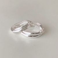 Winterwinter Jewelry Silver925 : เครื่องประดับเงินแท้ แหวนเงินแท้ แหวนคู่ได้ 2 วง แหวนซ้อน 3 วง ( ระบุไซส์ทักแชท )