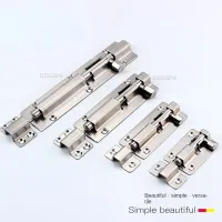 Aluminum Alloy Door Tower Bolt Latch Catch Home Hardware Door Lock Buckle Window Catch Lock Cabinet Catches Door Hardware Locks Metal film resistance