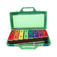 Colorful Resonator Bell Set with Case (Plastic Case)