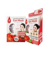 Baby Bright Tomato &amp; Gluta Eye Mask เบบี้ไบรท์ มาส์กบำรุงรอบดวงตา ลดรอยคล้ำ สูตรมะเขือเทศ+กลูต้า  1 กล่อง 6 คู่