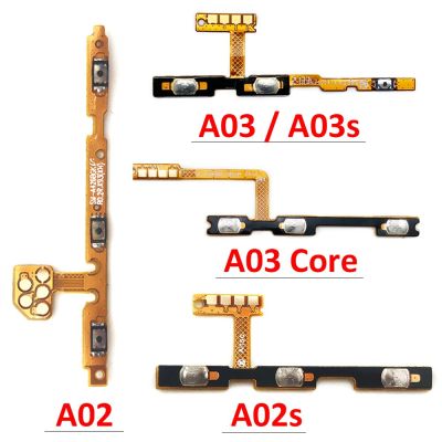 2ชิ้นใหม่สำหรับ A02S Samsung Galaxy A02 A03s A03ปุ่มเปิดปิดหลักปุ่มปรับระดับเสียงด้านข้างชิ้นส่วนกุญแจชิ้นงอสำหรับเปลี่ยน