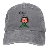 Adjustable Solid Color Baseball Cap Gaston Lagaffe Classic Washed Cotton Gaston Lagaffe Anime Sports Woman Hat