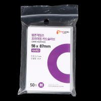 Follow Get New[Beautiful SS] 50pcs Korea Card Sleeves CLEAR Acid Free photocard โฮโลแกรม Protector FILM