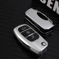 dfgvedvg New TPU Car Key Case For Ford Fiesta Focus Mondeo Falcon B-Max C-Max Eco Sport Galaxy Keychain Auto Accessories Key Cover