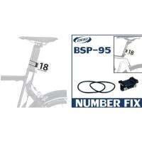 ที่ยึดป้ายเแข่ง BBB BSP-95  NUMBERFIX ตัวยึดเบอร์  สำหรับหลักอานกลม Aero fix