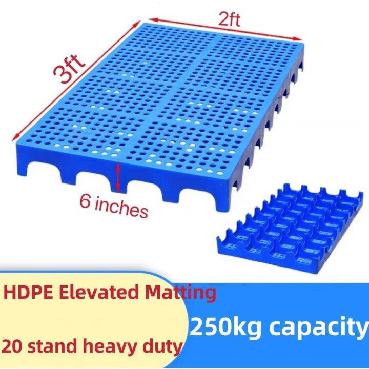 [Manila in Stock]Elevated Plastic Matting 2x3x6'' With Stand for Dog