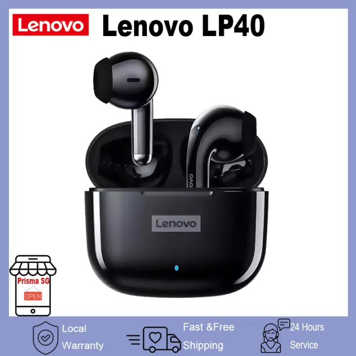 Lenovo LP40 TWS Bluetooth Earbuds Mini Wireless Earphone Sport Gaming  Bluetooth Headset with Mic Support Call Video Android Mobile Phone  Universal Noise Reduction | Lazada Singapore